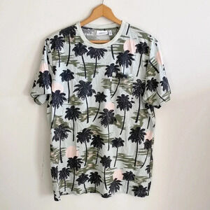 Wesc Palm Tree Print Short Sleeve Tee